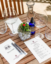 Load image into Gallery viewer, Private Wine & Food Tasting for Four Guests with Winemakers Rob & Laura of Schermeister Winery + Three Bottles of 2018 Scavenger Syrah | Value: $300