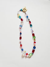 Load image into Gallery viewer, Color Explosion: A Multicolor Swarovski Crystal Necklace from Gemstrings by Phyllis & Terry | Value $50