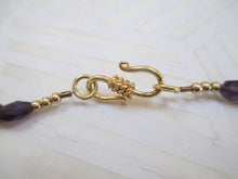 Load image into Gallery viewer, Mardi Gras Ready: An Amethyst, Citrine and Rondelle Necklace From Gemstrings By Phyllis & Terry | Value: $65