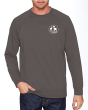 Load image into Gallery viewer, Mens Steel Gray Long Sleeve Raglan Shirt