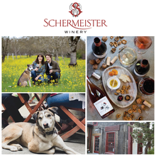 Load image into Gallery viewer, Private Wine & Food Tasting for Four Guests with Winemakers Rob & Laura of Schermeister Winery + Three Bottles of 2018 Scavenger Syrah | Value: $300