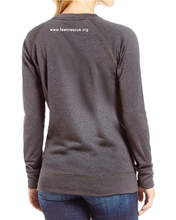 Load image into Gallery viewer, Womens Steel Gray Long Sleeve Raglan Shirt