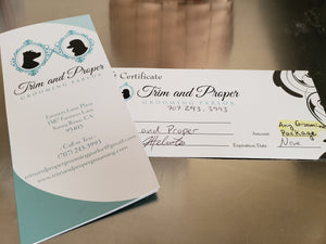 The Perfect Pet Package from Trim & Proper Grooming Parlor | Value: $300
