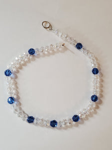 Cool Blue Hues: A Swarovski Crystal Necklace from Gemstrings by Phyllis & Terry | Value $25