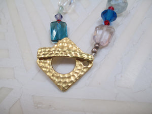 Color Explosion: A Multicolor Swarovski Crystal Necklace from Gemstrings by Phyllis & Terry | Value $50