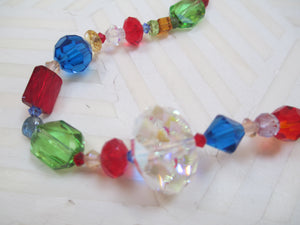 Color Explosion: A Multicolor Swarovski Crystal Necklace from Gemstrings by Phyllis & Terry | Value $50