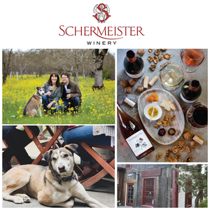 Private Wine & Food Tasting for Four Guests with Winemakers Rob & Laura of Schermeister Winery + Three Bottles of 2018 Scavenger Syrah | Value: $300