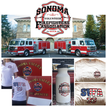 Load image into Gallery viewer, First Responder T-Shirts + Water Bottles Package from Sonoma Valley Firefighters Association | Value $225

